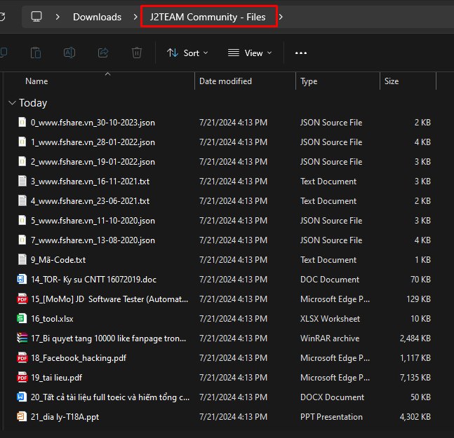 Tải tất cả Files từ Group facebook – hình 3