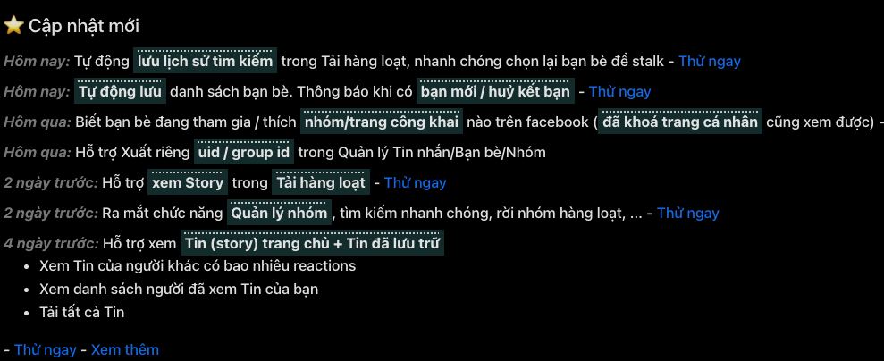 Cập nhật nhỏ nhưng tiện lợi cho Facebook all-in-one – hình 2