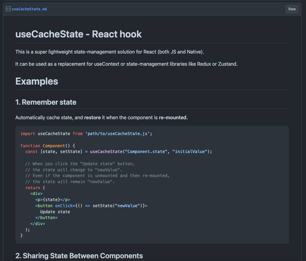 useCacheState.js - super tiny state-manament for React – hình 1