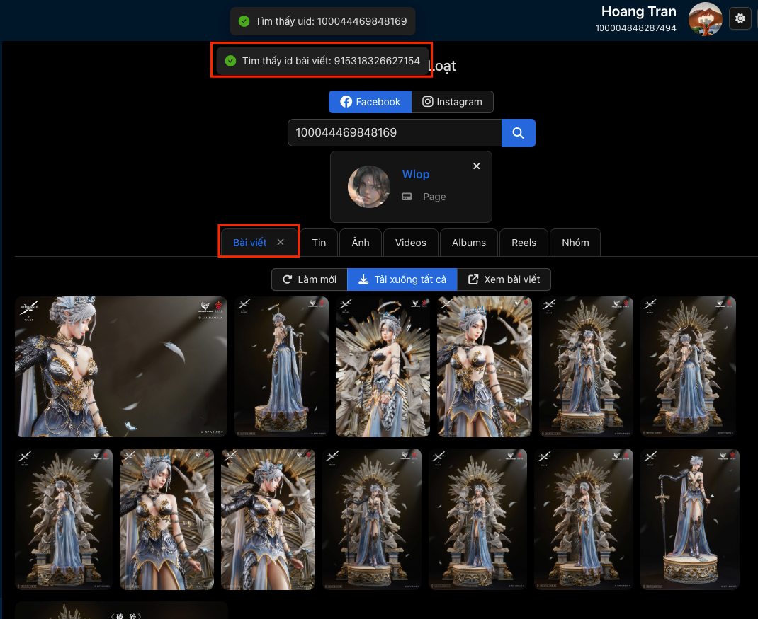 Tải mọi ảnh/video từ 1 bài post – hình 3