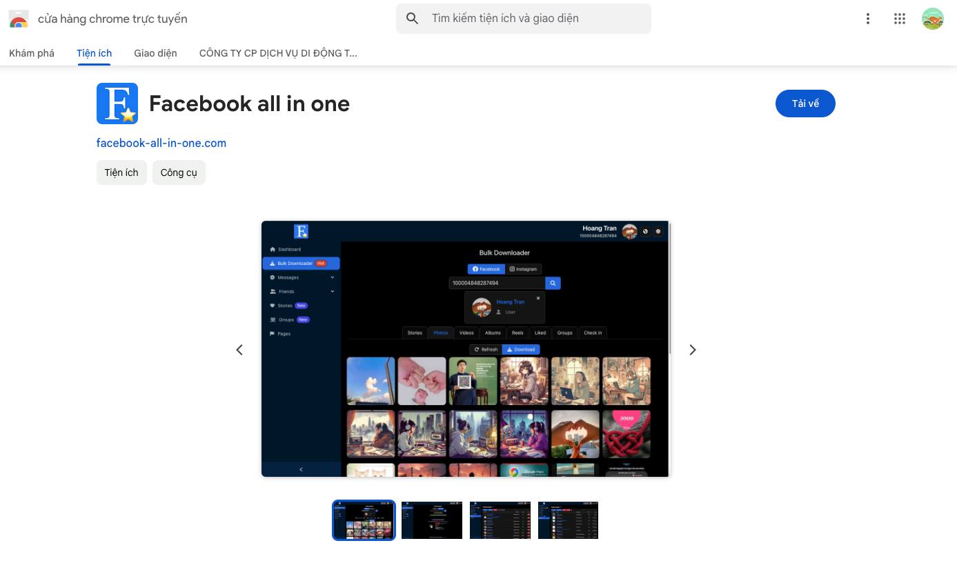 Facebook All-in-One đã có trên Chrome Webstore – hình 1