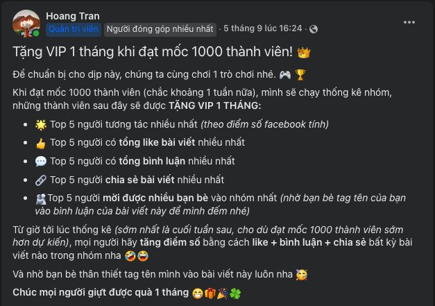 Dời ngày tặng VIP – hình 1