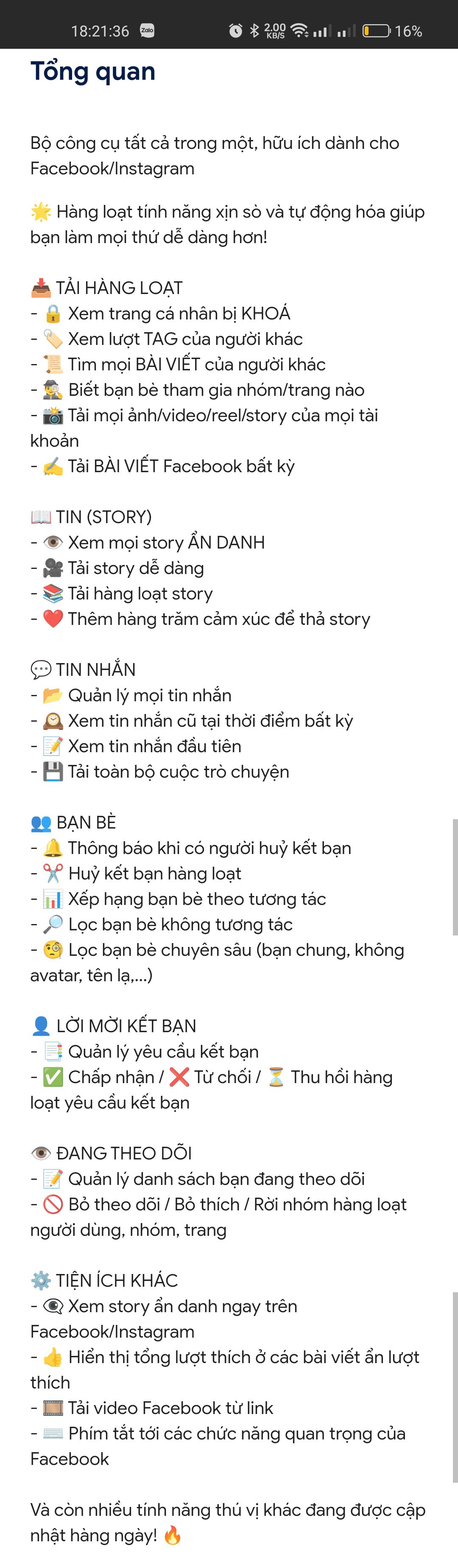 Hên quá, FB AIO phiên bản mới đã chính thức lên webstore. – hình 2