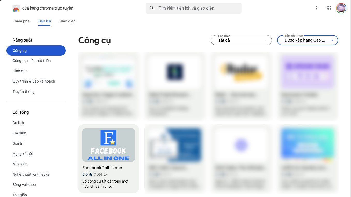 FB AIO dẫn đầu xếp hạng webstore 🤯 – hình 1