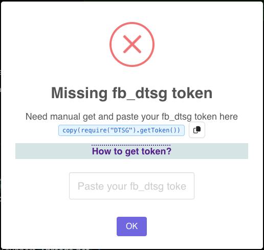 FB AIO: Cách fix lỗi Missing fb dtsg token 🫥 – hình 1