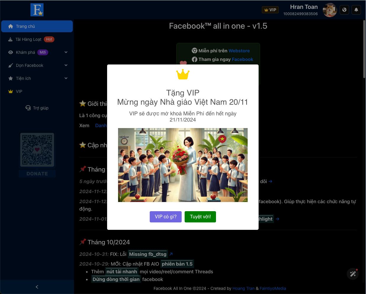 Tặng FB AIO nhân ngày Nhà giáo Việt Nam 20/11 👑💎 – hình 1