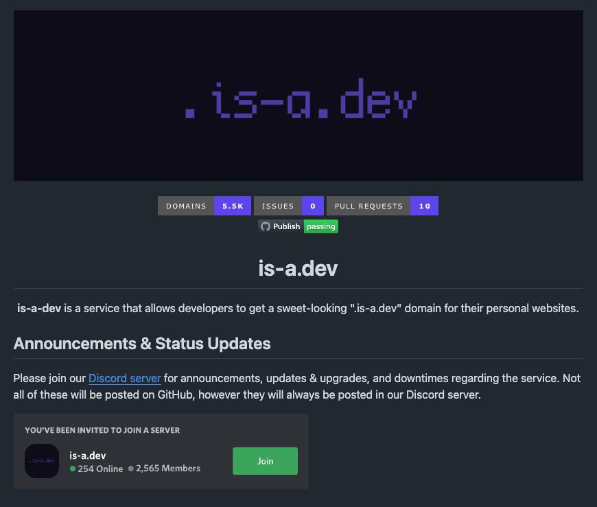 Tạo domain .is-a .dev miễn phí 🌍 – hình 3