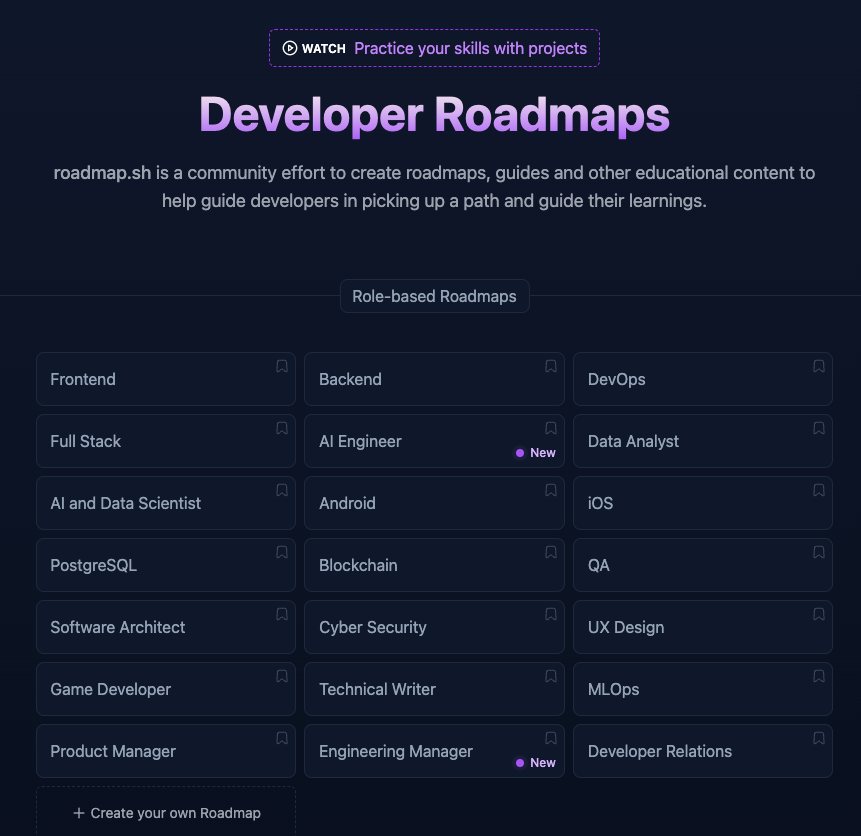Roadmap.sh - Bạn muốn học lập trình nhưng không biết bắt đầu… – hình 1