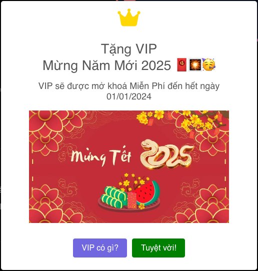 FB AIO: Tặng VIP Tết dương lịch 🧧🎇🥳 – hình 1