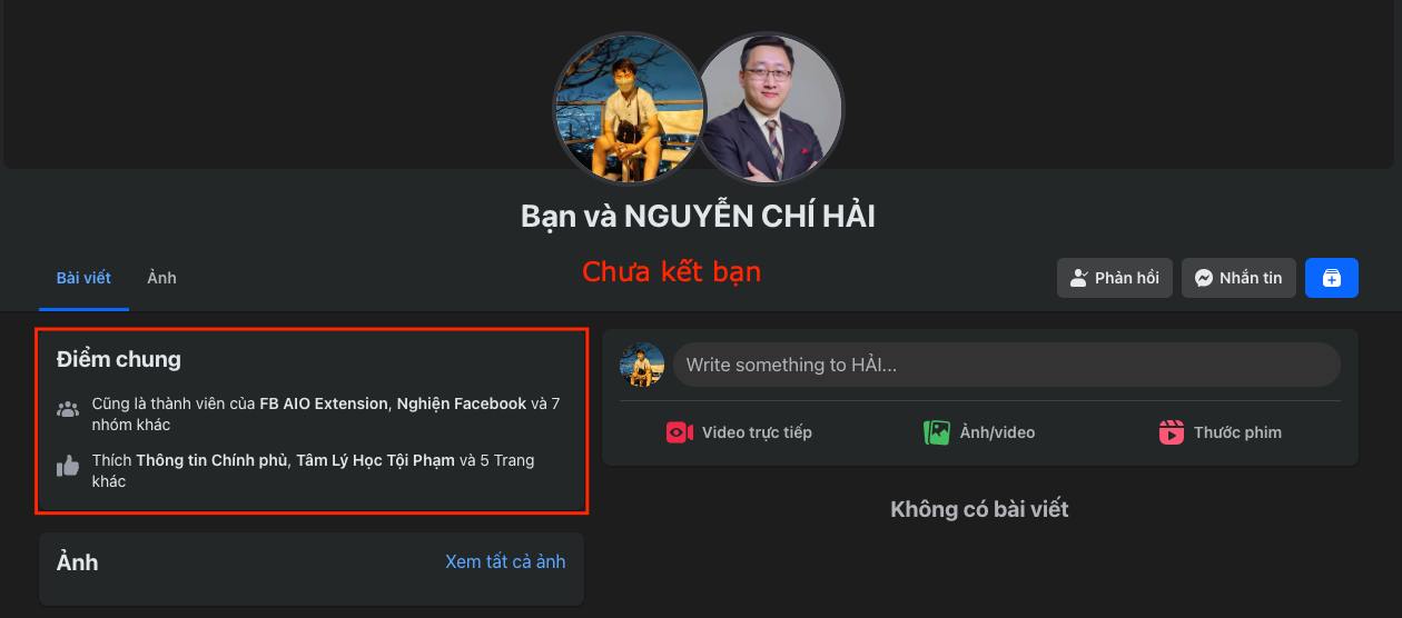TIP: Xem nhanh điểm chung với người lạ trên fb 👤 – hình 2