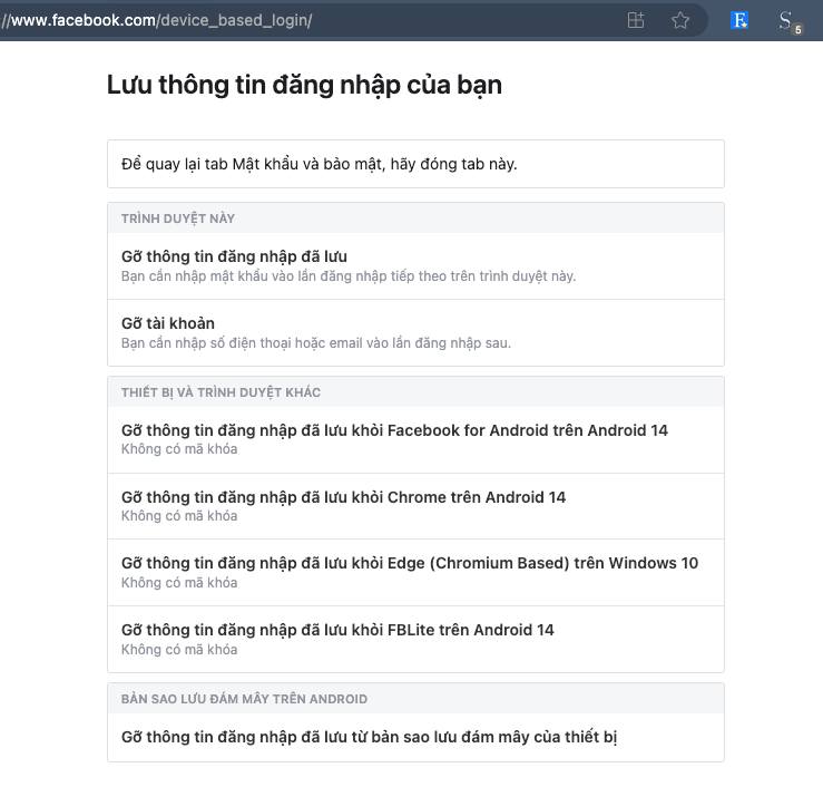 Cách xoá thông tin đăng nhập FB khỏi mọi thiết bị 👀 – hình 1