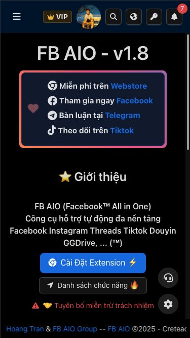 FB AIO: Hỗ trợ giao diện cho điện thoại 📱🚀 – hình 1
