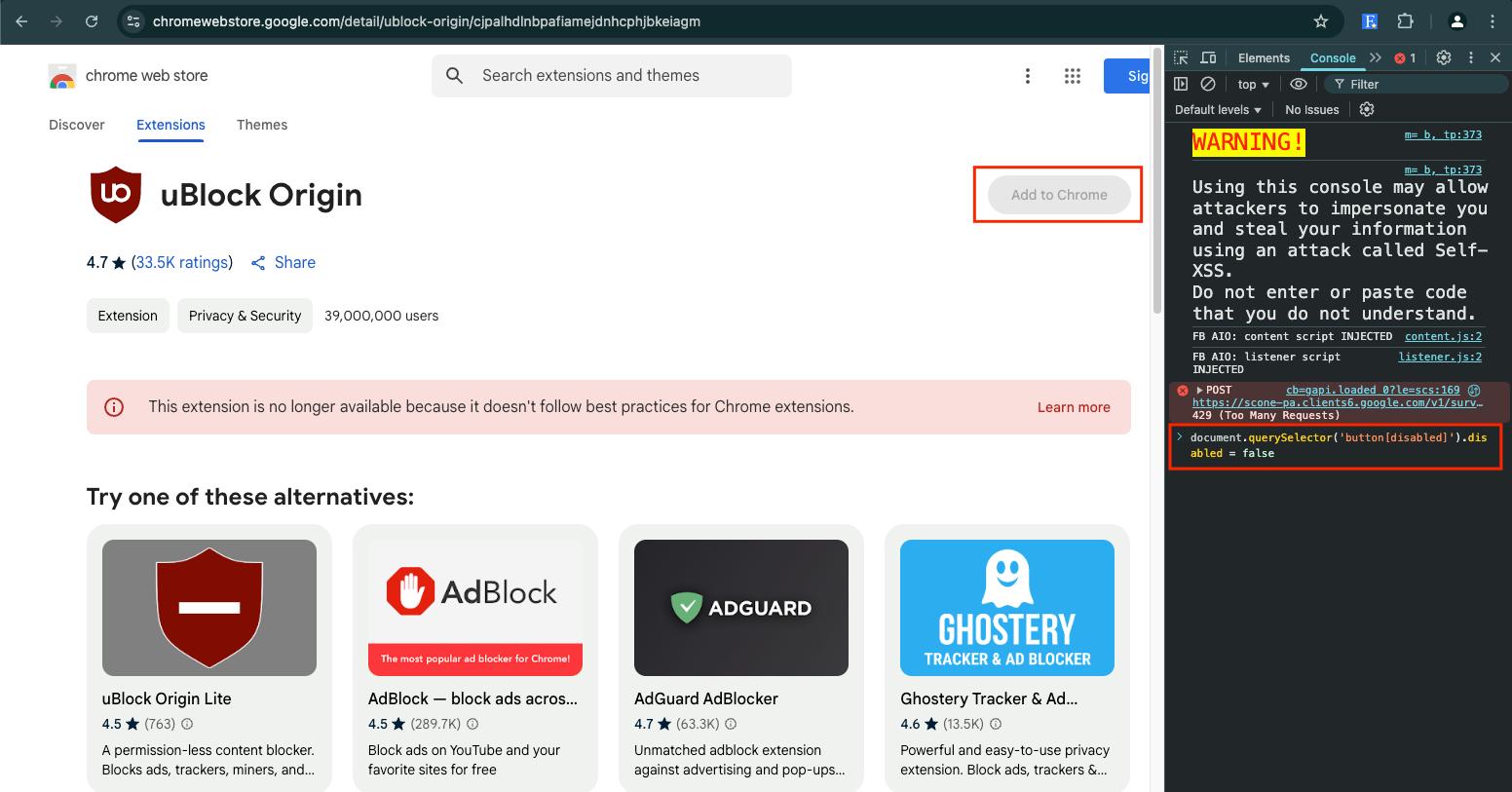 Cách tiếp tục sử dụng uBlock Origin trên Chrome 🌟 – hình 1