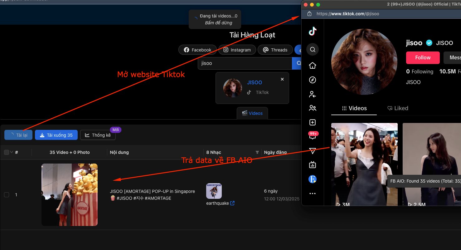 Chia sẻ cách thu:ốc tik.tok của FB AIO 👀 – hình 4