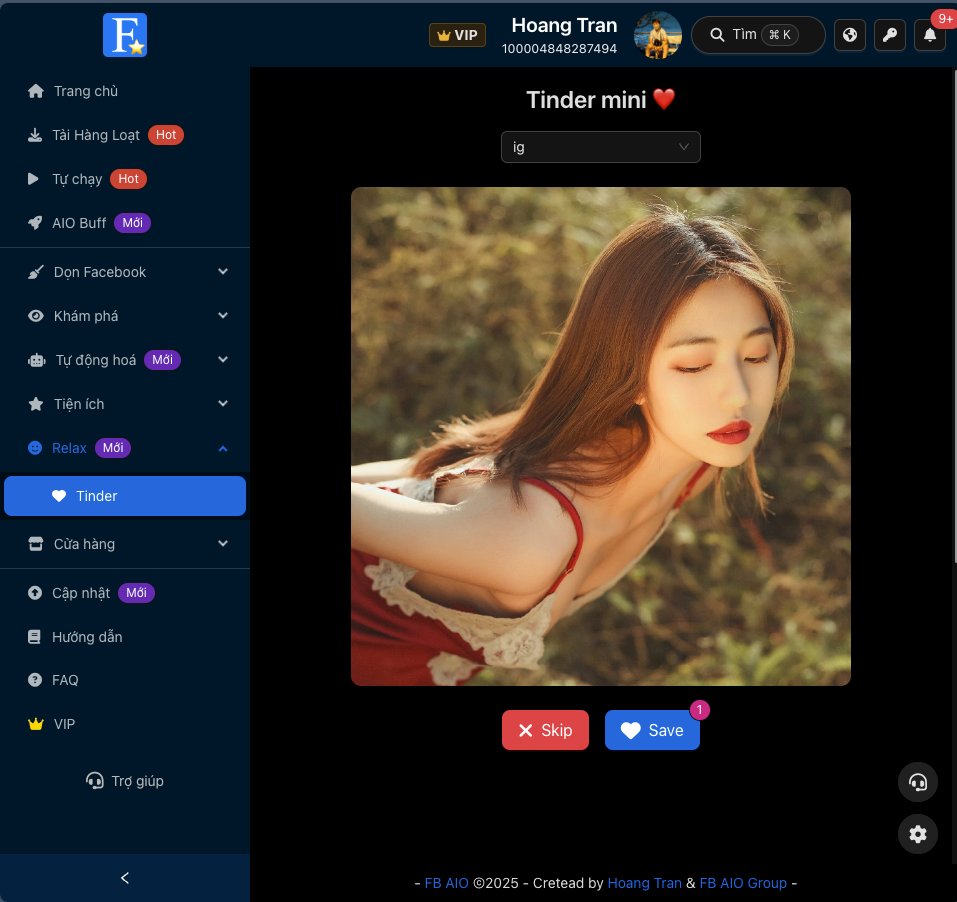 FB AIO - Tinder Mini 👀 – hình 1