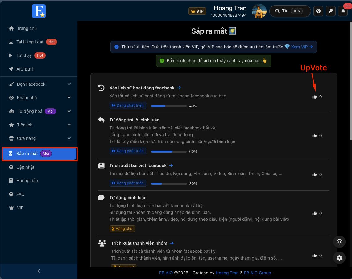 FB AIO - Bình chọn chức năng 📊 – hình 1