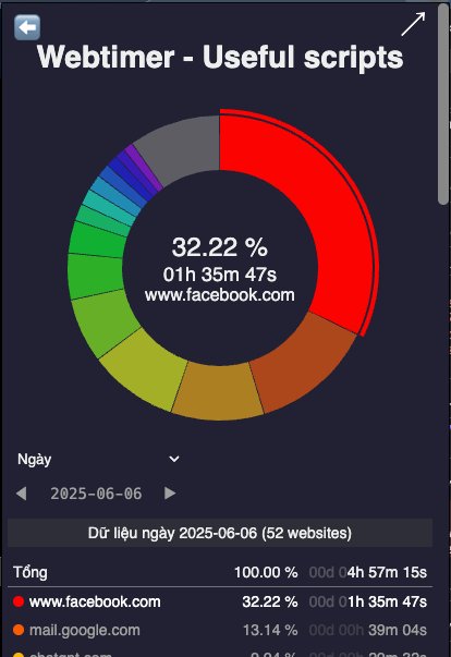 Thành công tích hợp WebTimer vào FB AIO 🌟 – hình 1