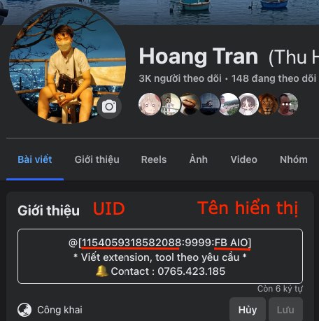 Cách tag bất kỳ ai vào phần tiểu sử fb 🤯 – hình 1