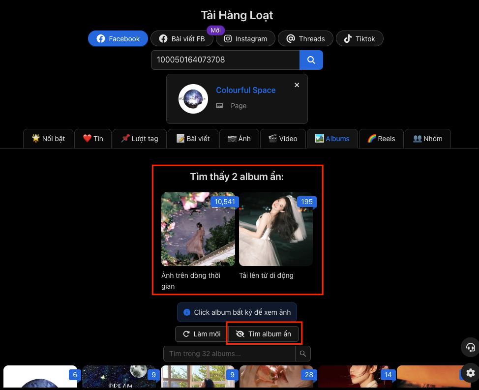 Tìm album ẩn của người dùng trên fb🤯 – hình 1
