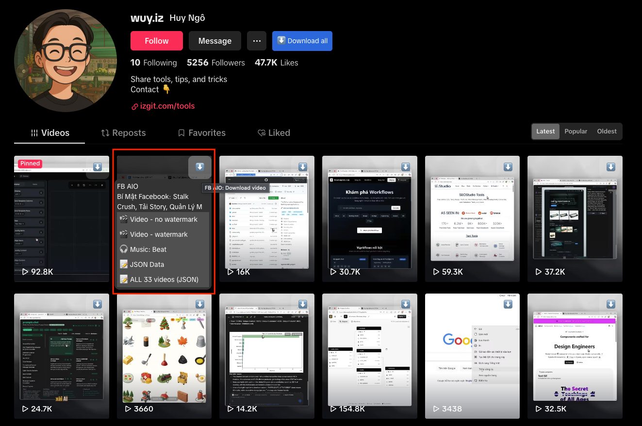 Đăng vid về FB AIO, tặng bác 6 tháng VIP luôn 🫶 – hình 1