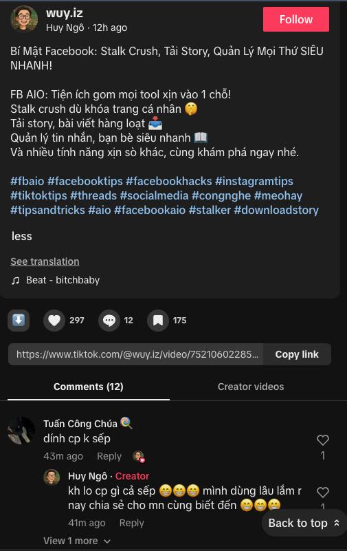 Đăng vid về FB AIO, tặng bác 6 tháng VIP luôn 🫶 – hình 3