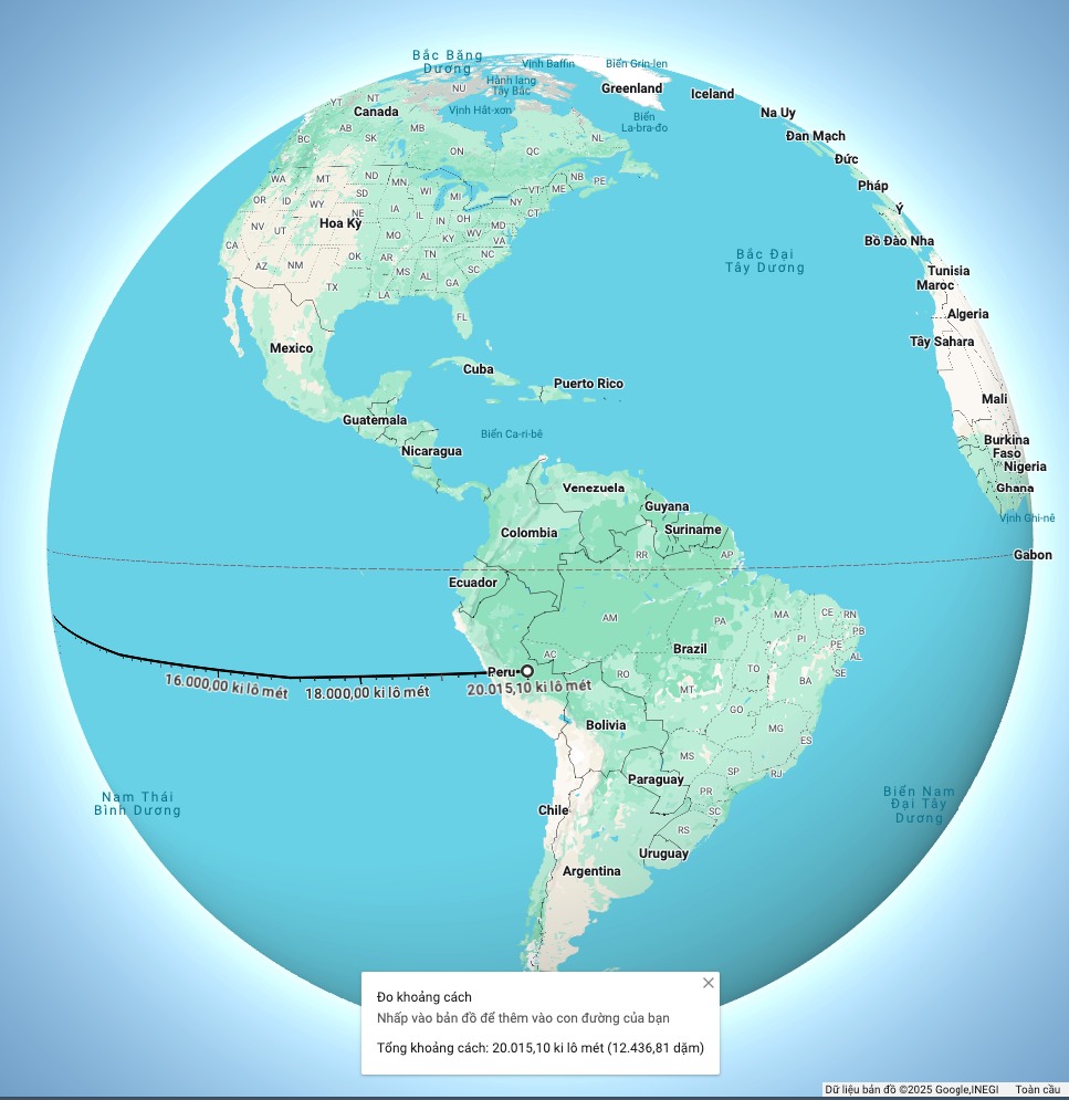Wow, đối diện bên kia địa cầu, không phải Canada, mà là Peru… – hình 2