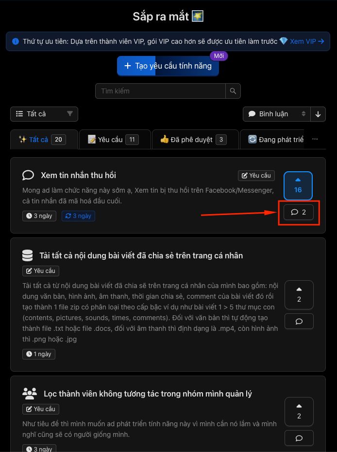 FB AIO - Yêu cầu chức năng - Thảo luận 🌟 – hình 1
