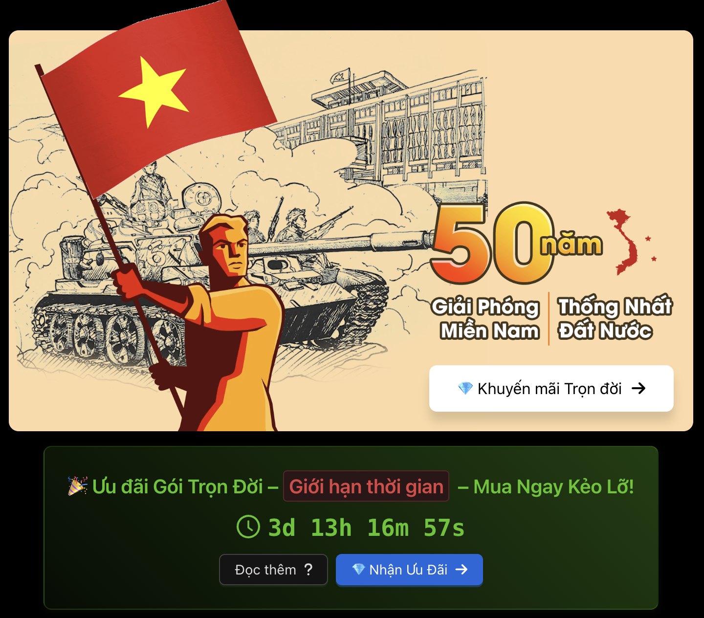 Chỉ còn 3 ngày 13 tiếng - FB AIO gói trọn đời 🌟 – hình 1