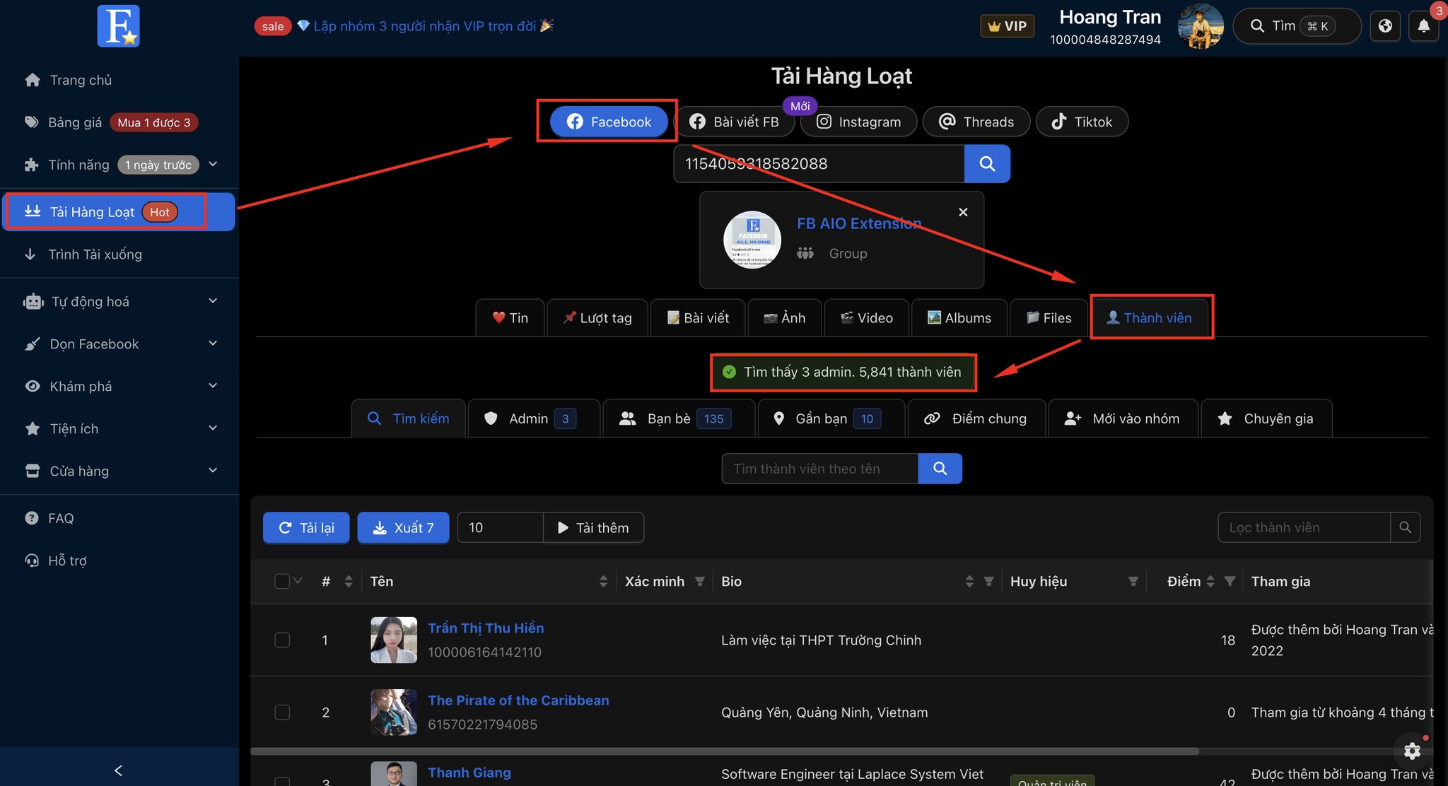FB AIO - Xuất danh sách thành viên nhóm 🤯 – hình 1