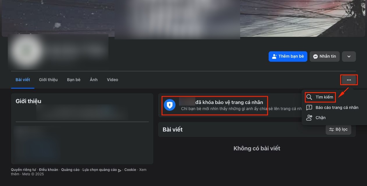 Tìm bài viết "ẩn" của người khoá trang cá nhân 👀 – hình 1