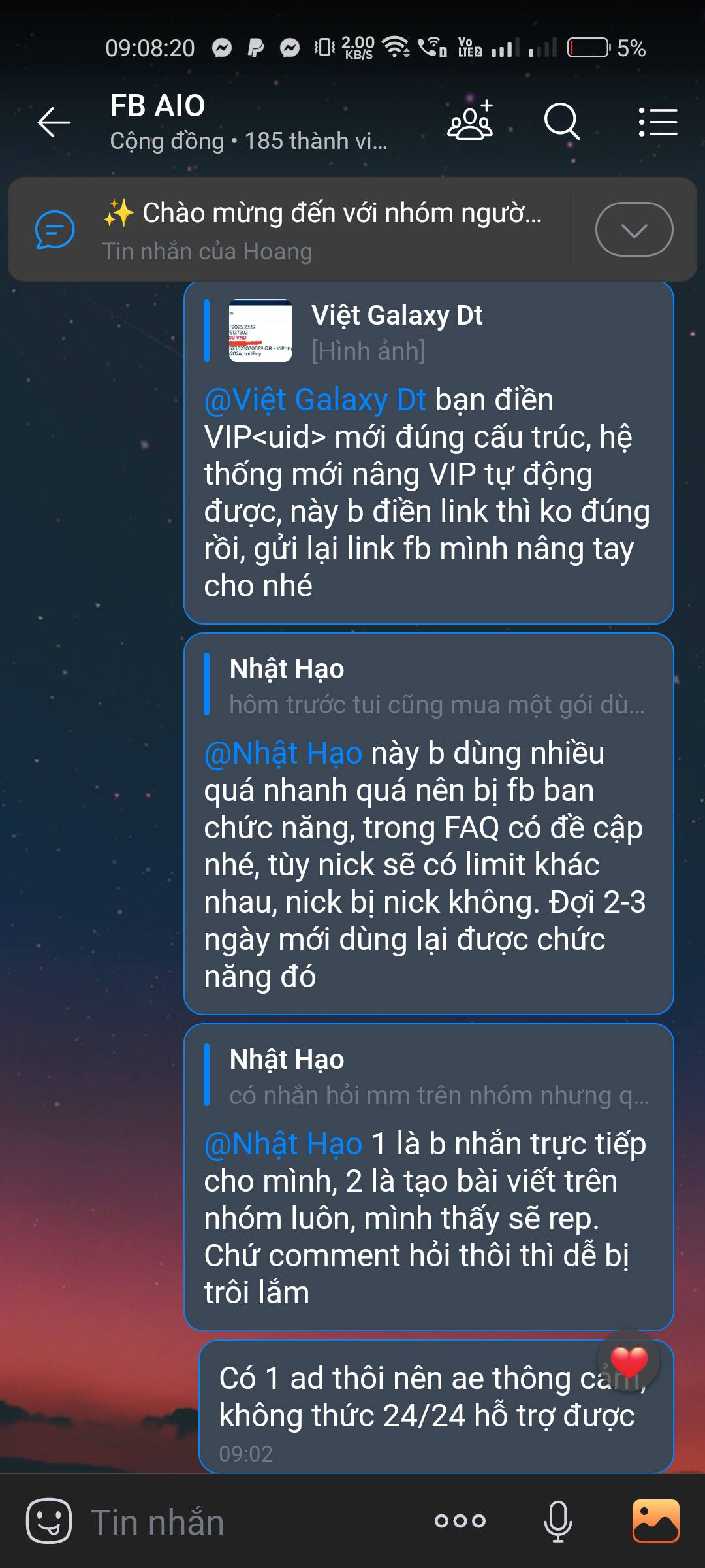 Nhóm chỉ có 1 ad, vừa code chức năng, vừa hỗ trợ mọi người 😥… – hình 2