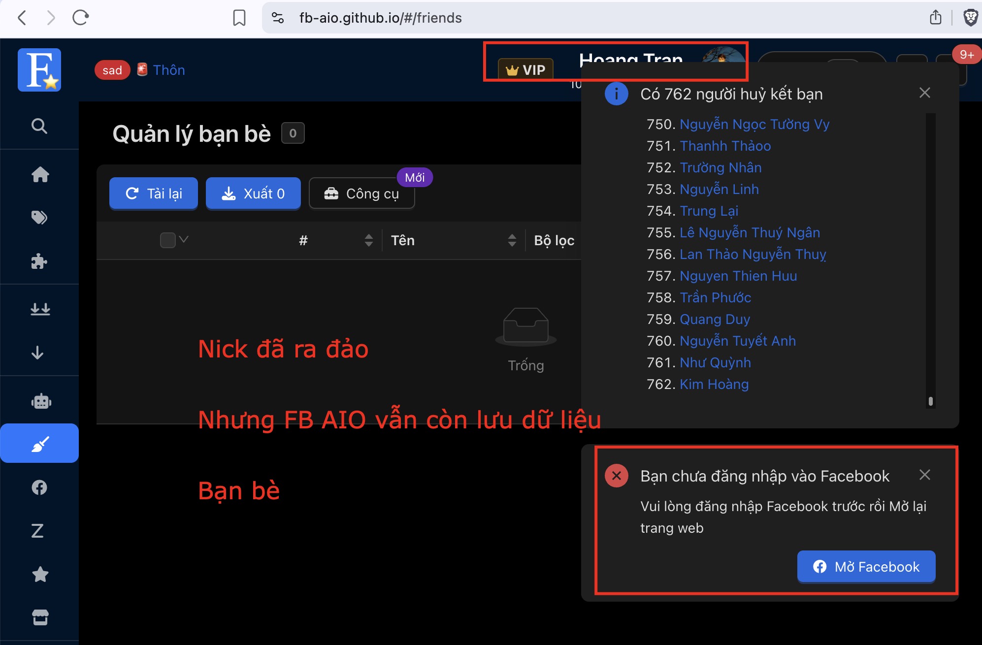 May quá FB AIO vẫn còn lưu bạn bè 🤣 – hình 1
