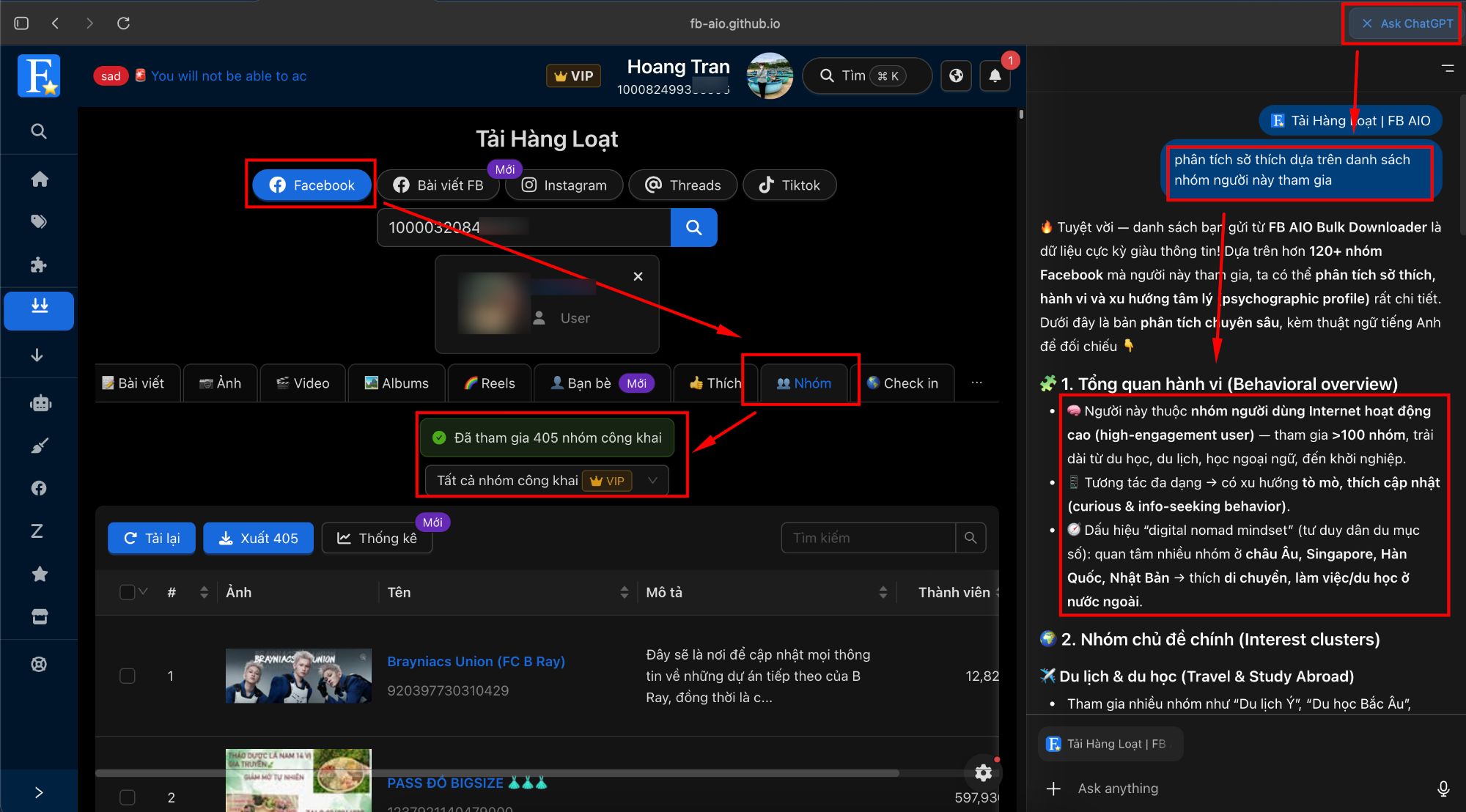 Demo sử dụng ChatGPT Atlas + FB AIO 😵‍💫 – hình 1