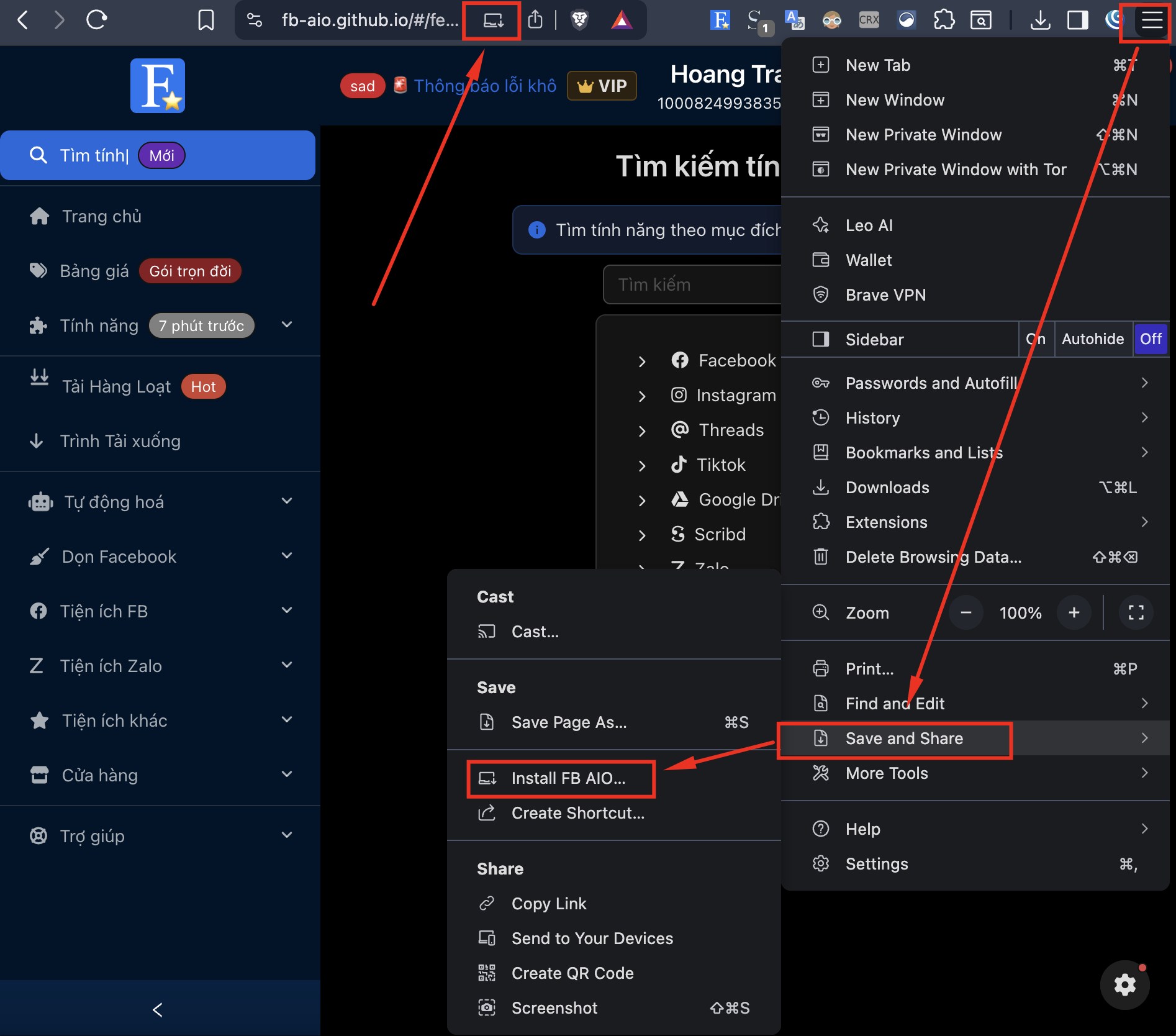 FB AIO đã tích hợp công nghệ PWA (Progressive Web App) 😎 – hình 2